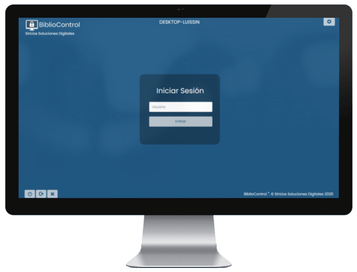 Interfaz de BiblioControl Cliente